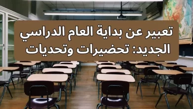 تعبير عن  بداية العام الدراسي الجديد: تحضيرات وتحديات 