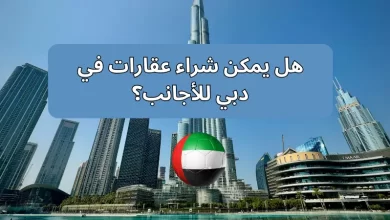 هل يمكن شراء عقارات في دبي للأجانب؟